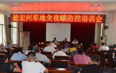 云南德宏州开展草地贪夜蛾防控培训会