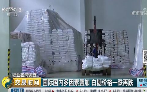 CCTV糖业困局调查：国际国内多因素叠加 糖价一跌再跌