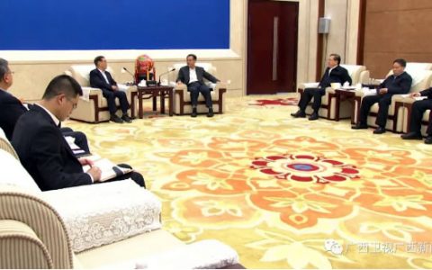 广西区主席陈武在南宁会见泰国两仪糖业集团汪东发