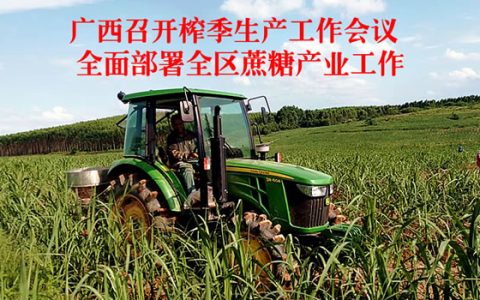 广西召开榨季生产工作会议  全面部署全区蔗糖产业工作