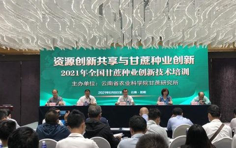 2021年全国甘蔗种业创新技术培训会在昆举行