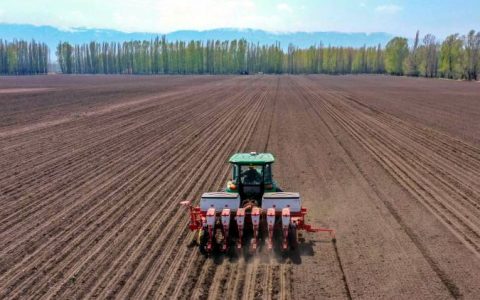 北斗导航助春耕 新疆新源县3.6万亩甜菜开播