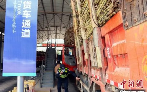 新榨季预计逾50万吨甘蔗经中缅边境云南芒信通道入境中国