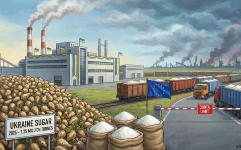 战火中的乌克兰甜菜糖产业：产糖量突破125万吨，出糖率成亮点，面临出口以及成本上升压力