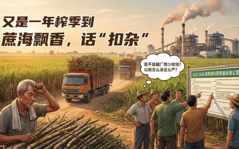 每根甘蔗都凝结汗水，为何还要严守“扣杂”关？–致广大蔗农朋友的一封解读信
