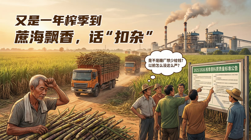 每根甘蔗都凝结汗水，为何还要严守“扣杂”关？–致广大蔗农朋友的一封解读信