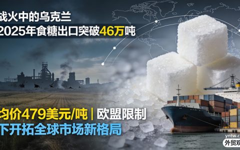 战火中的乌克兰甜菜糖产业：出口突破46万吨  均价479美元/吨  欧盟限制下开拓全球市场新格局
