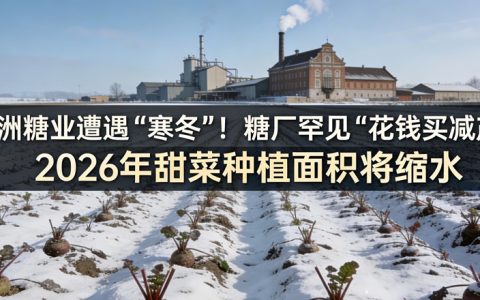 欧洲糖业遭遇“寒冬”！糖厂罕见“花钱买减产”，2026年甜菜种植面积将缩水