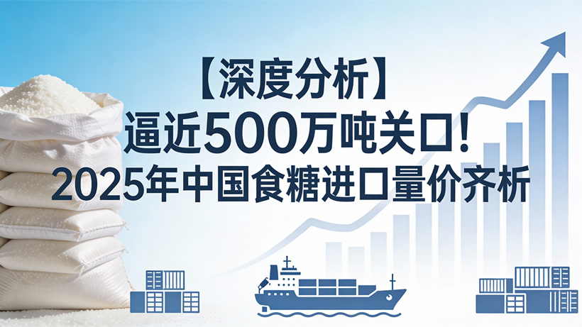 【深度分析】逼近500万吨关口！2025年中国食糖进口量价齐析