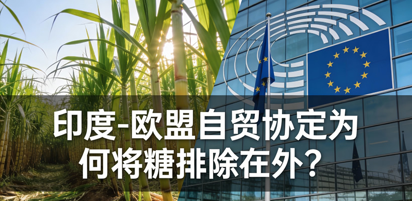 印度-欧盟自贸协定为何将糖排除在外？解读背后的市场博弈