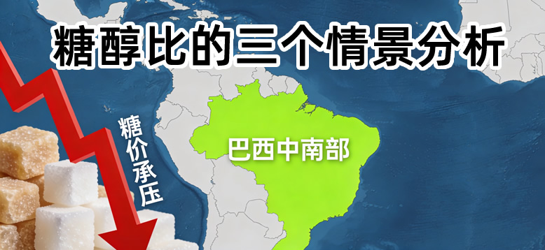 巴西新榨季的三种“糖醇比”情景分析–决定全球糖价走向