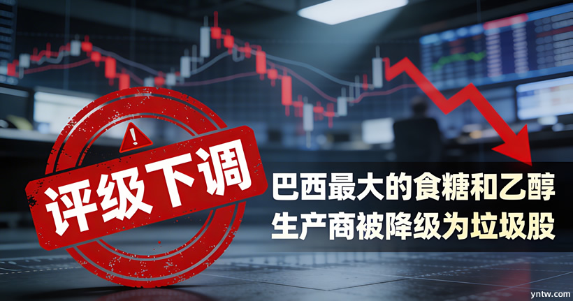 重磅！标普、惠誉双双将巴西糖业巨头Raízen降级为垃圾股