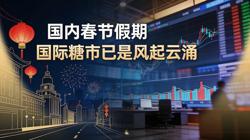 春节假期国际市场已是风起云涌，巴西糖价跌破百元，ICE原糖期货跌破14美分！