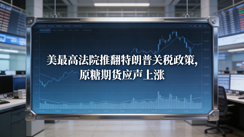 美最高法院推翻特朗普关税政策，原糖期货应声上涨，1700亿退税之争拉开序幕