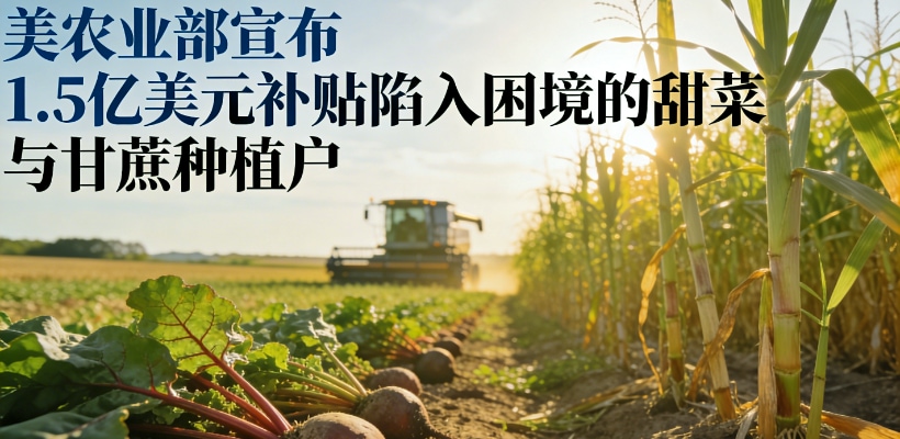 美农业部宣布1.5亿美元援助糖农 应对市场冲击