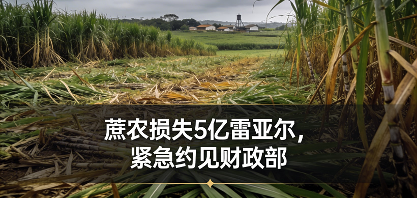 美关税风暴重创巴西东北部甘蔗产业,蔗农向政府紧急求援
