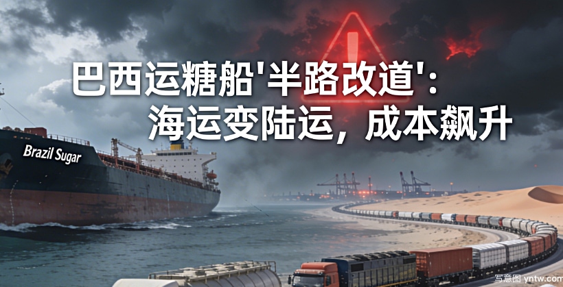 中东冲突迫使巴西运糖船“半路改道”：海运变陆运，成本飙升，保险撤保
