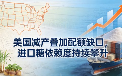 美国：2026财年食糖进口量预计达237万吨  产量预估降至928万吨