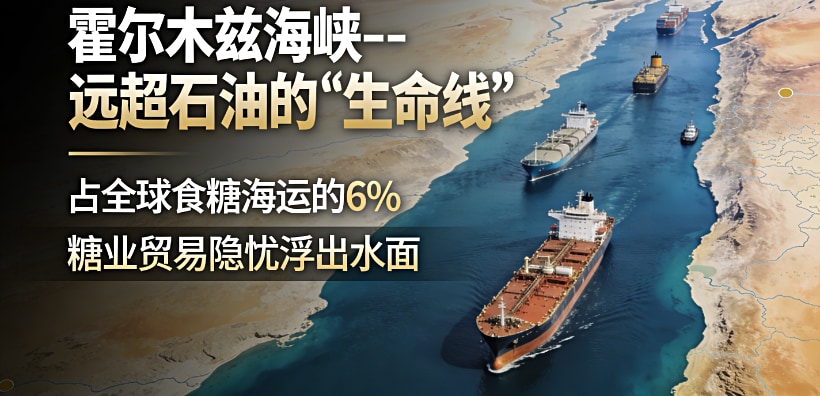 霍尔木兹海峡：远超石油的“生命线”，占全球食糖海运贸易的​6%，糖业贸易隐忧浮出水面