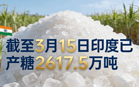 印度：截至3月15日食糖产量同比增长10%，173家糖厂尚未收榨，蔗款拖欠严重