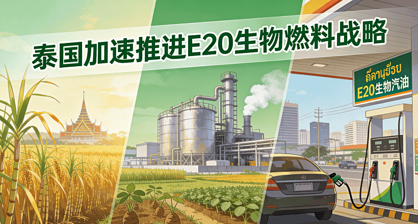泰国：大力推进E20乙醇汽油政策 甘蔗或转向应对全球能源危机