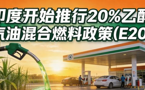 4月1日起，印度开始推行20%乙醇汽油混合燃料政策（E20）