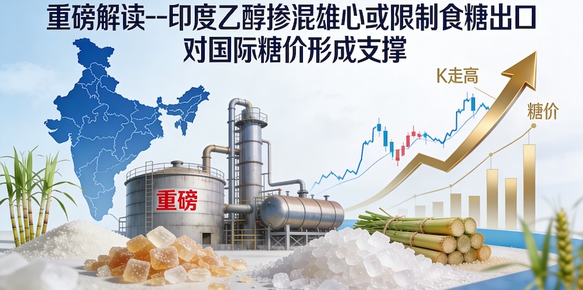 印度乙醇掺混雄心或限制食糖出口，是不是糖价就要涨了？
