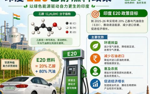 印度提前五年实现E20目标，ISMA力推乙醇战略迈向新阶段