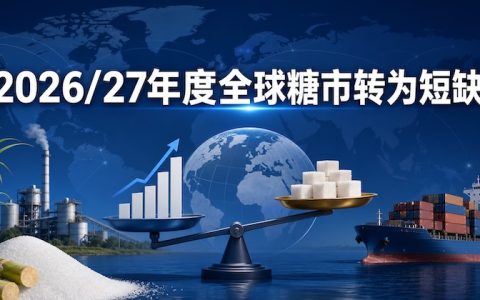 ISO：2026/27年度全球糖市转为短缺、产量预计减少200万吨