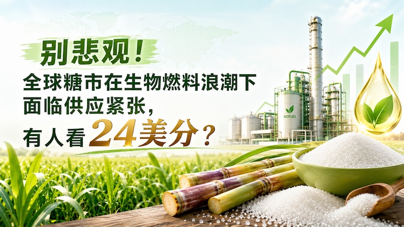全球糖市在生物燃料浪潮下面临供应紧张 或许涨至24美分？