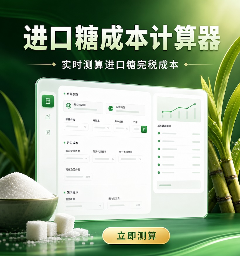 进口糖成本计算器