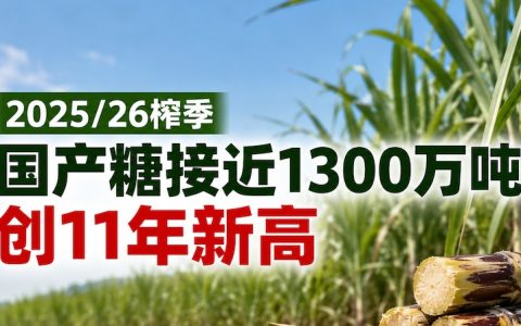 2025/26榨季我国食糖产量解读：重回增长通道，创11年新高