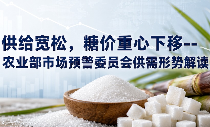 农业农村部市场预警委员会最新食糖供需形势解读--供给宽松,糖价重心下移