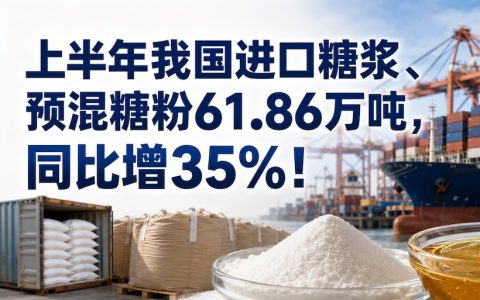 同比增35%！61.86万吨背后：2026年上半年糖浆及预混糖粉进口发生了什么？