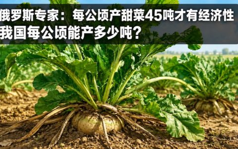 俄罗斯农业专家：每公顷产甜菜45吨才有经济性，我国能不能达到这一水平？