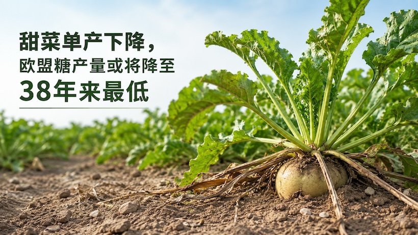甜菜单产下降,Tereos预计欧盟糖产量将降至38年来最低!