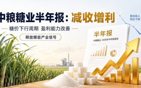 糖价下行周期，中粮糖业为何更赚钱？中粮糖业2026半年报透露哪些产业信号？