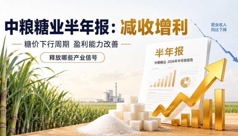糖价下行周期,中粮糖业为何更赚钱?中粮糖业2026半年报透露哪些产业信号?