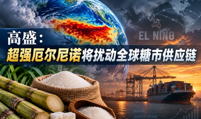 高盛:超强厄尔尼诺或扰动全球糖市 三大产糖国面临天气风险