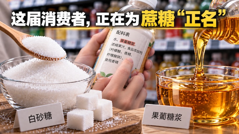 “把配料表中的白砂糖还给我们”冲上热搜！这届消费者，正在为蔗糖”正名”