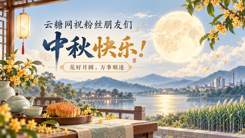 云糖网祝粉丝朋友们中秋快乐!