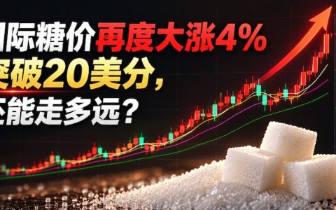 国际糖价再度大涨4%突破20美分，创19个月新高！还能走多远？