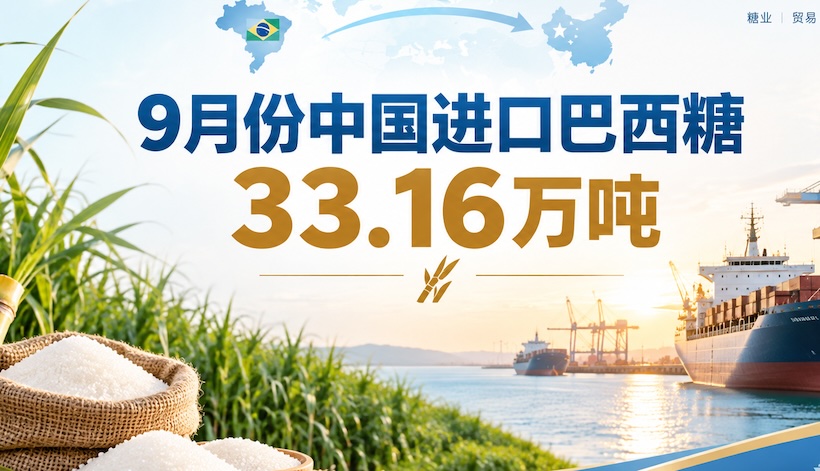 提前告诉你:9月份中国进口了多少巴西糖,增了还是减了?