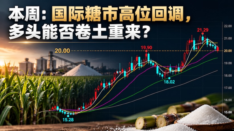 本周：国际糖价退守20美分，巴西减产与印度进口支撑，多头能否卷土重来？